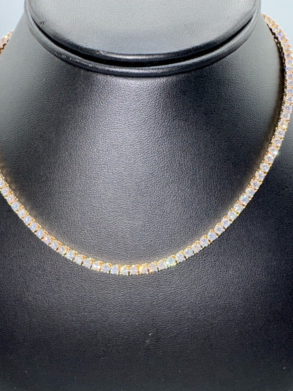 18k 15ct Tennis Necklace - Picture 8 of 12